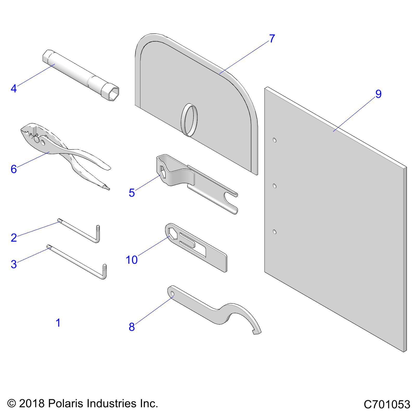 REFERENCES KIT OUTILS ET MANUEL DE LUTILISATEUR POUR RZR TRAIL 570PREMIUM 2021