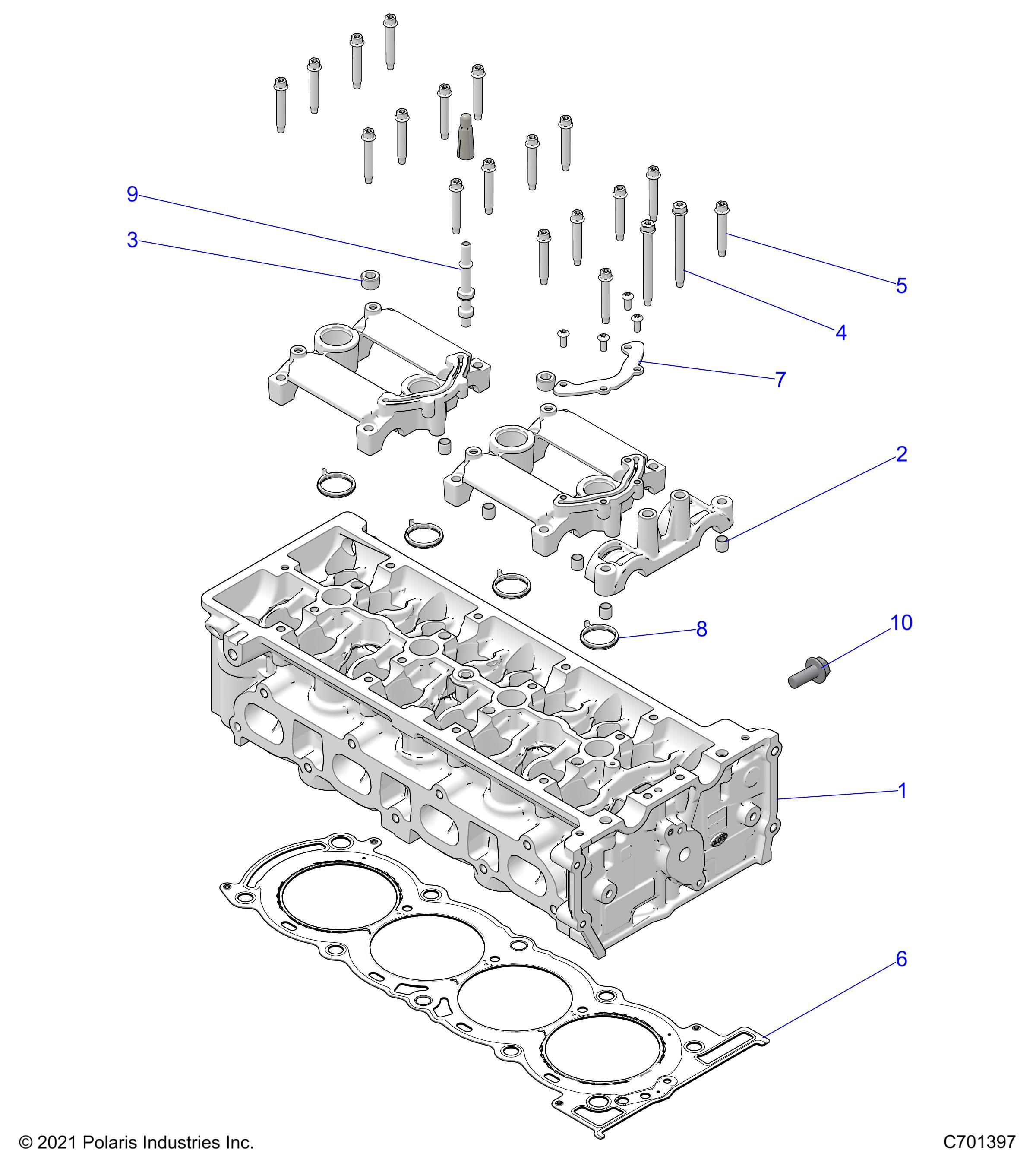 MOTEUR TETE DE CYLINDRE POUR RZR PRO R ULTIMATE LV R01 2023