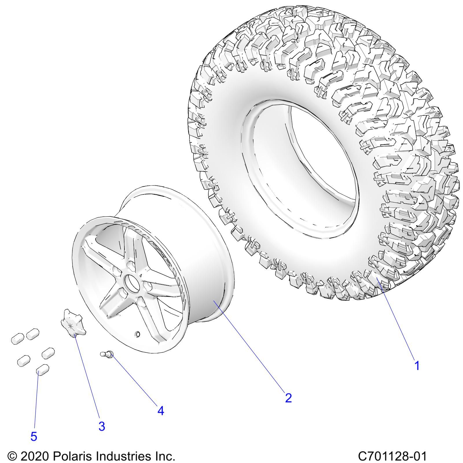 WHEELS FRONTREAR POUR RZR PRO R 2022