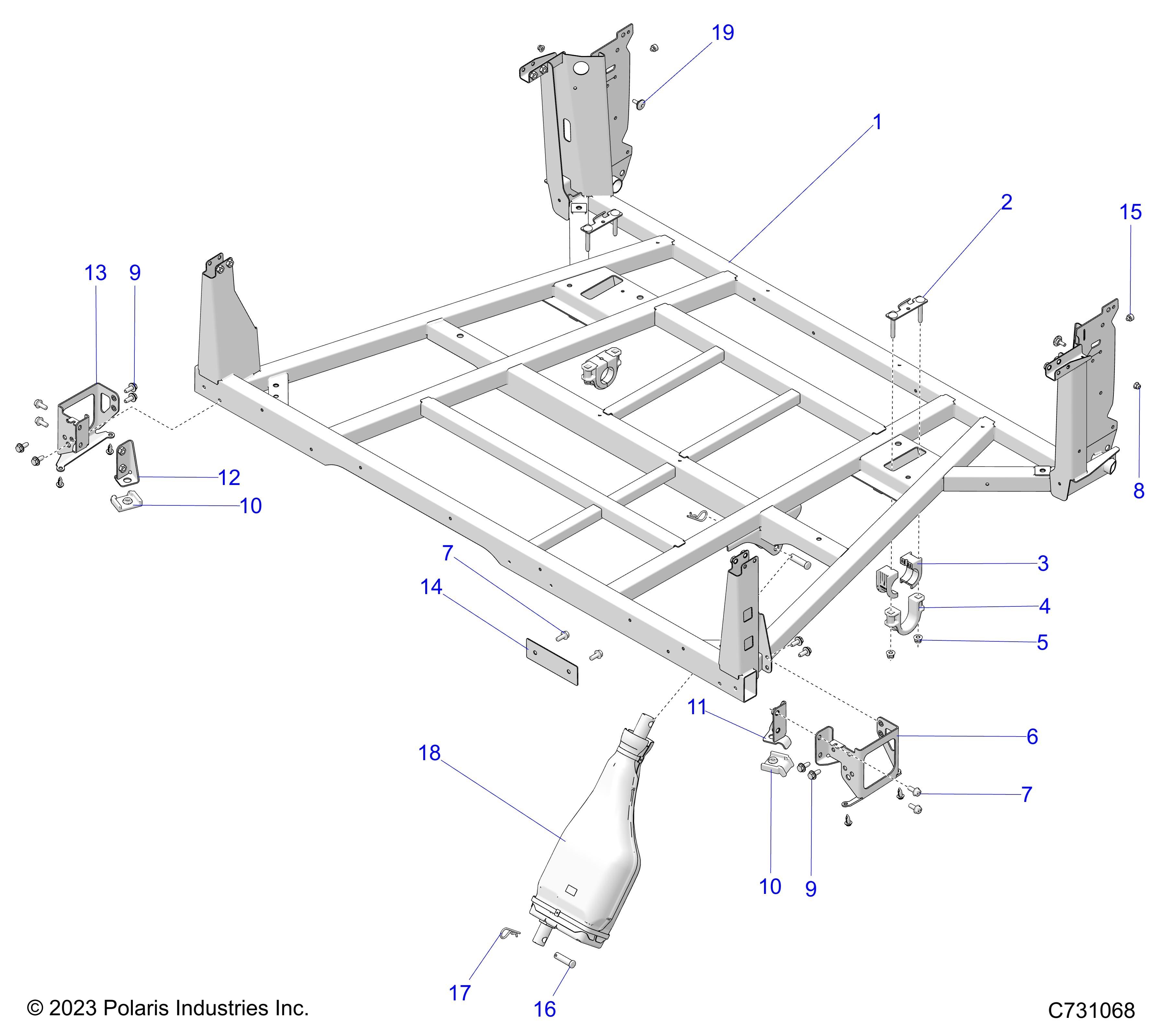 CARROSSERIE MONTAGE BOX POUR RANGER XD 1500 NSTR CREW 2025