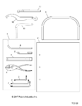 REFERENCES TOOL KIT AND OWNERS MANUALS POUR RANGER 570 CREW NSTR R02 2023