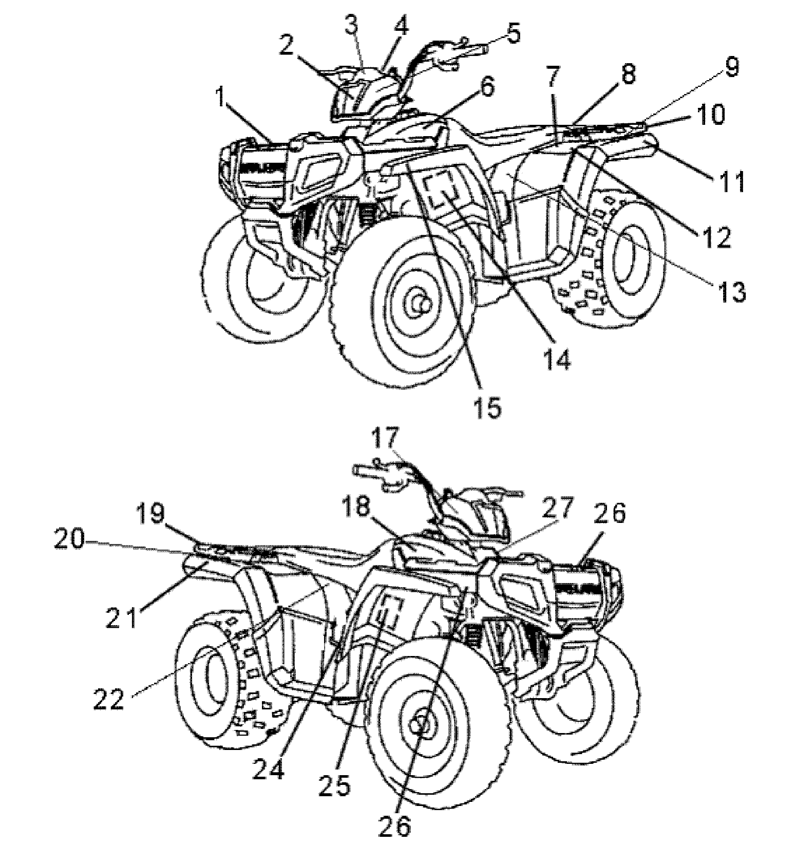 CARROSSERIE AUTOCOLLANTS POUR SPORTSMAN 90 2008