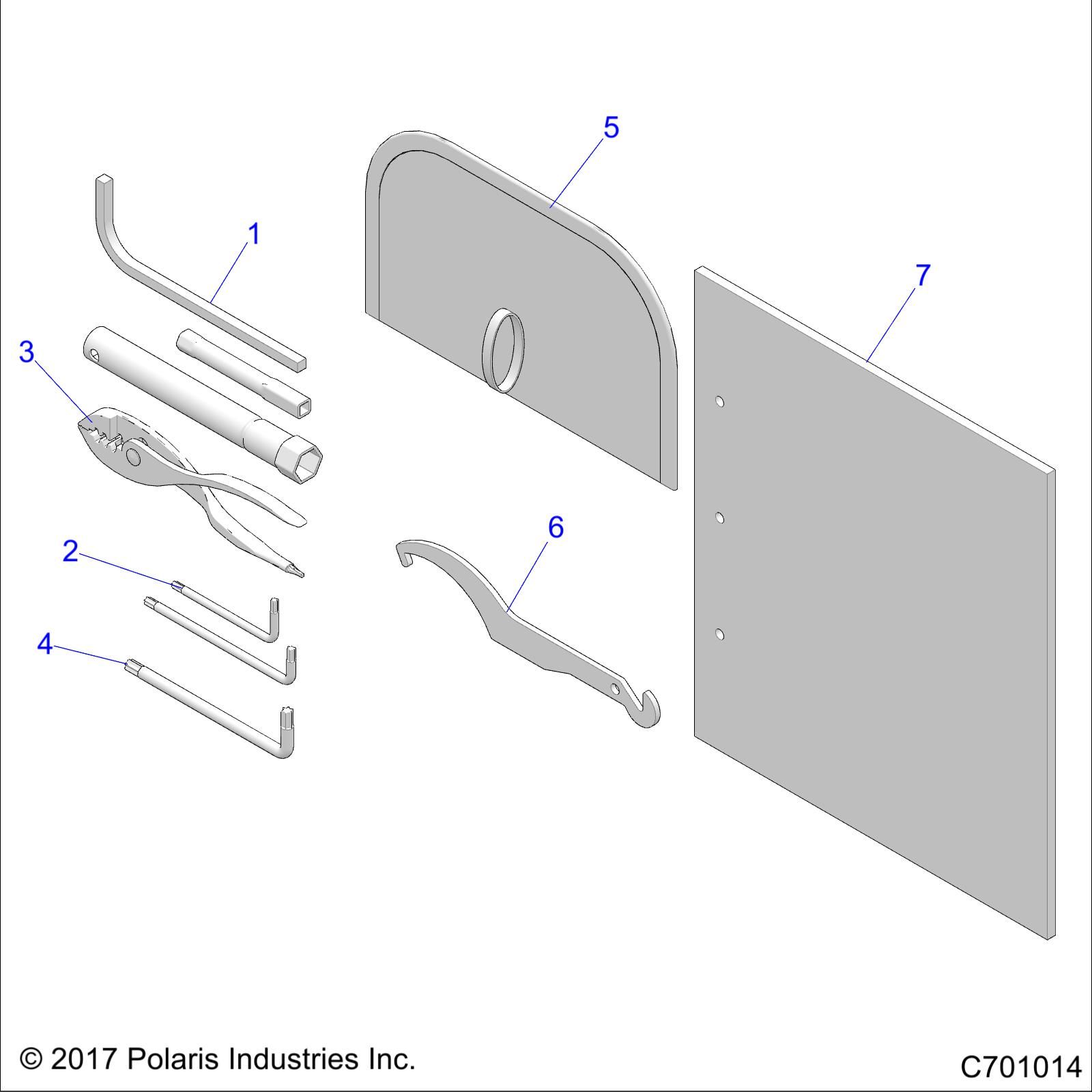 REFERENCES MANUEL DE LUTILISATEUR ET KIT OUTILS POUR RZR 900 50 INCH 2020
