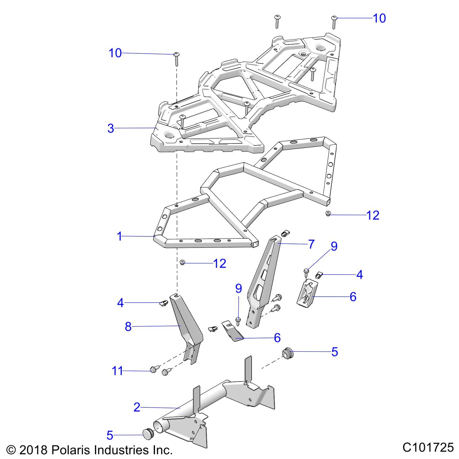 CARROSSERIE POUR SCRAMBLER XP 1000 S 55 49S R01 2023