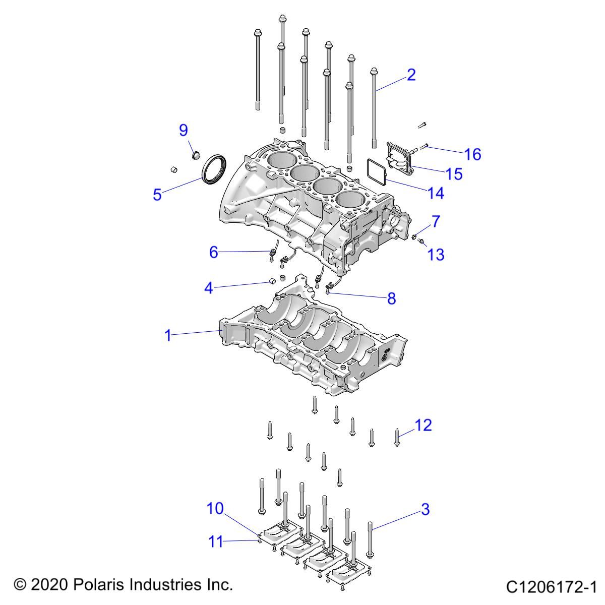 MOTEUR BLOC CYLINDRE POUR RZR PRO R 4 SPORT R01 2023