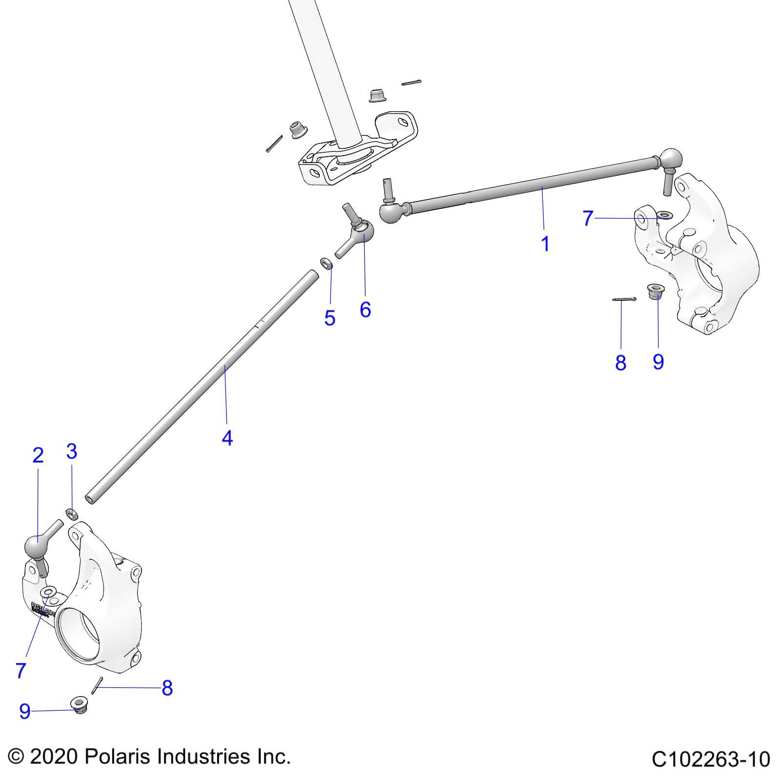 DIRECTION POUR SPORTSMAN 850 HIGH LIFTER R01 2023