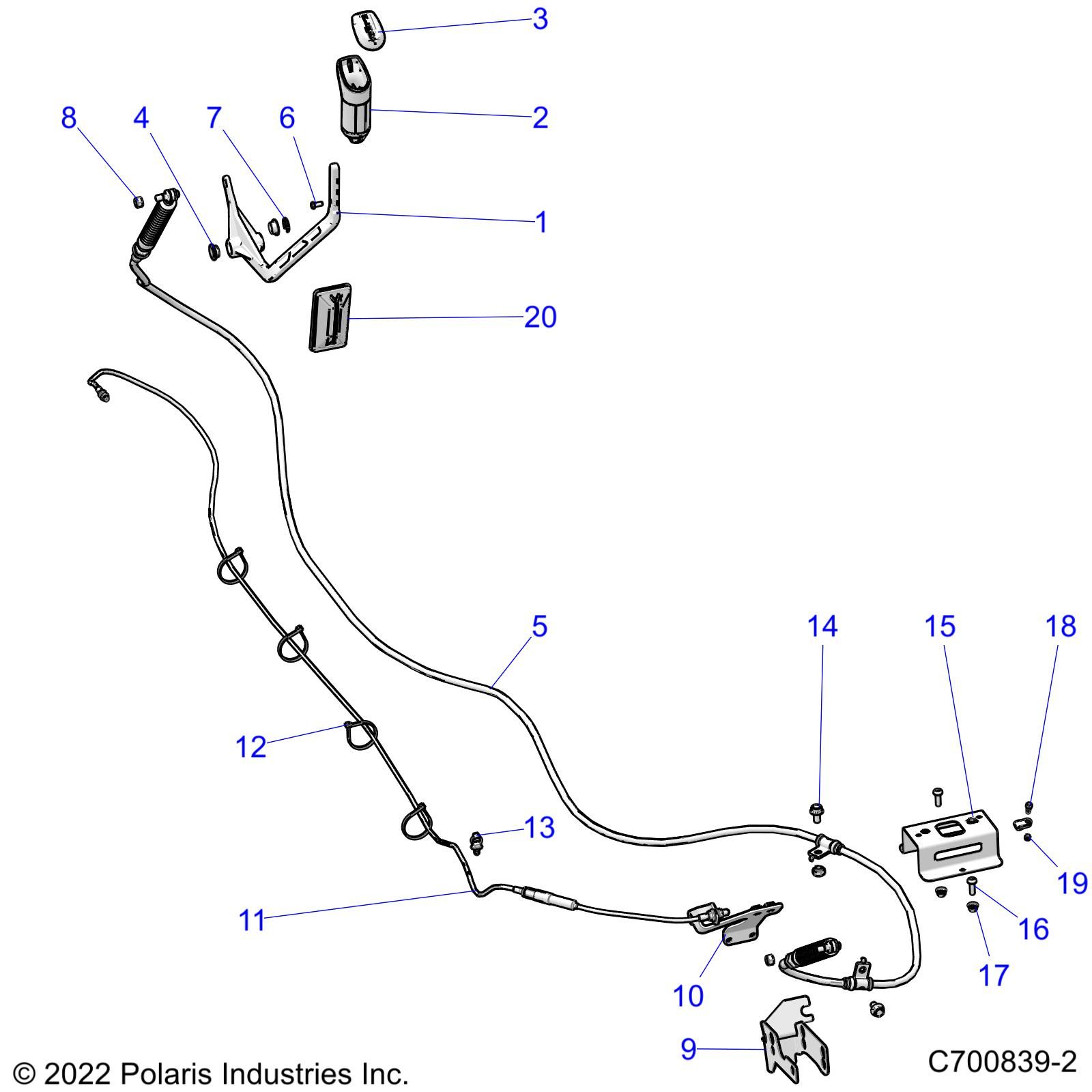 TRANSMISSION LEVIER DE VITESSE ET CABLE DACCELERATEUR POUR RANGER DIESEL HD TRACTOR EPS EUAPLA 2022