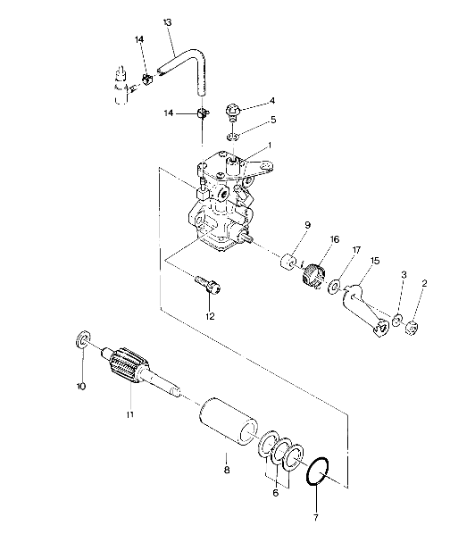 CARROSSERIE ASSEMBLAGE POMPE A HUILE POUR TRAIL BOSS 4X4 1988