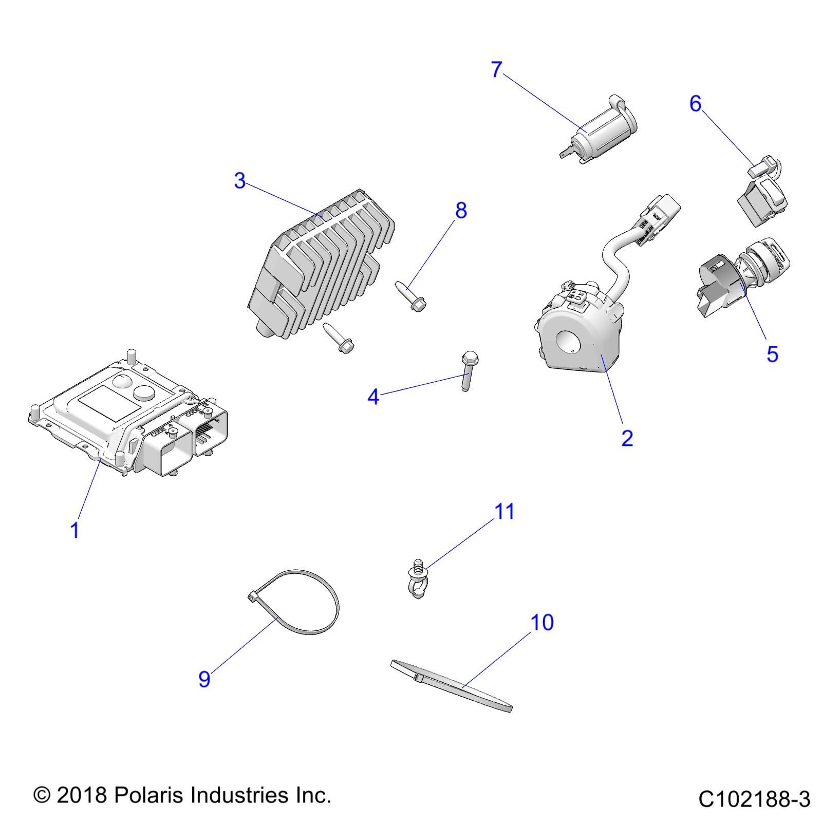 ELECTRIQUE INTERRUPTEURS ECU ET COMMANDE POUR SCRAMBLER 1000 55 EU EPS 3PC 2023