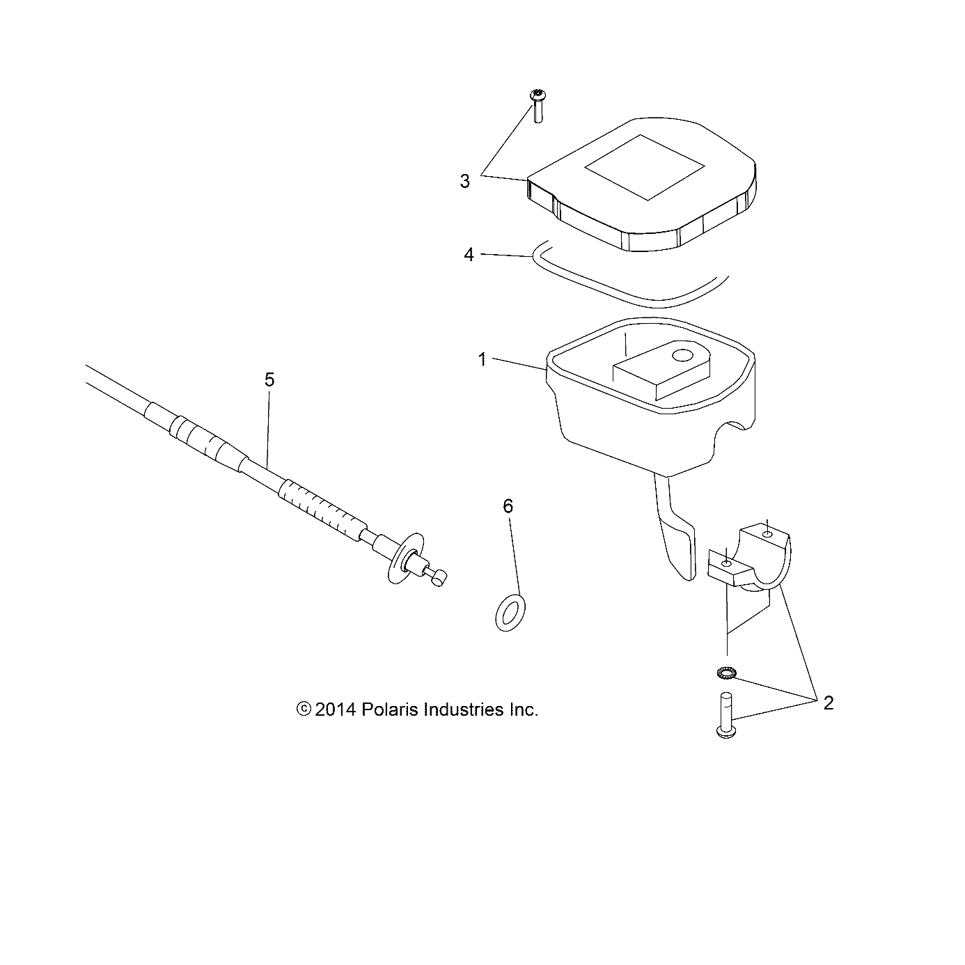 DIRECTION ACCELERATEUR ET CABLE POUR HAWKEYE 325 2X4 2015