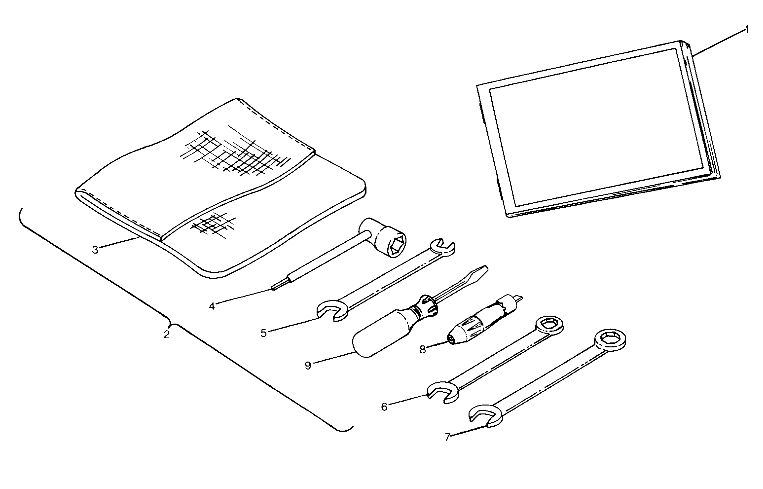 REFERENCES TROUSSE A OUTILS POUR TRAIL BOSS 1989