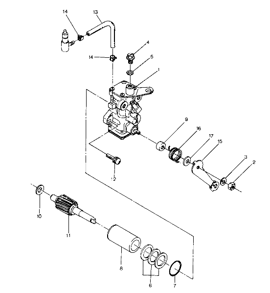 CARROSSERIE ASSEMBLAGE POMPE A HUILE POUR TRAIL BOSS 4X4 1989