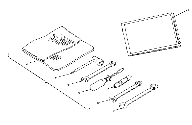 REFERENCES TROUSSE A OUTILS POUR BIG BOSS 1989
