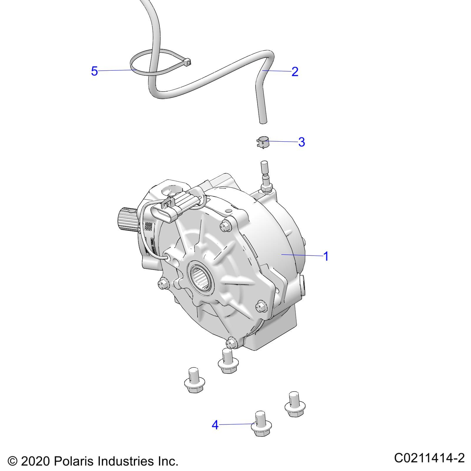 TRANSMISSION MONTAGE BOITE AVANT POUR SPORTSMAN 570 TRAIL PACKAGE 2022