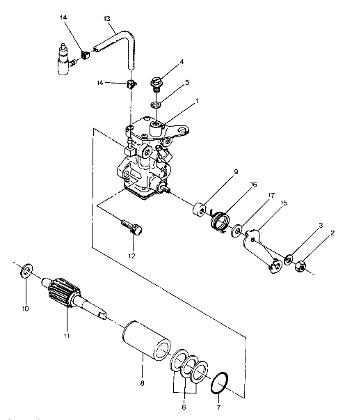 CARROSSERIE ASSEMBLAGE POMPE A HUILE POUR TRAIL BOSS 4X4 1990