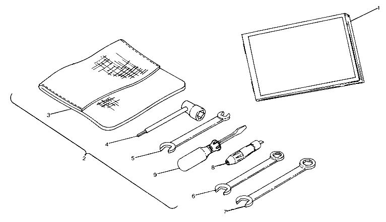 REFERENCES TROUSSE A OUTILS POUR BIG BOSS 4X6 1990