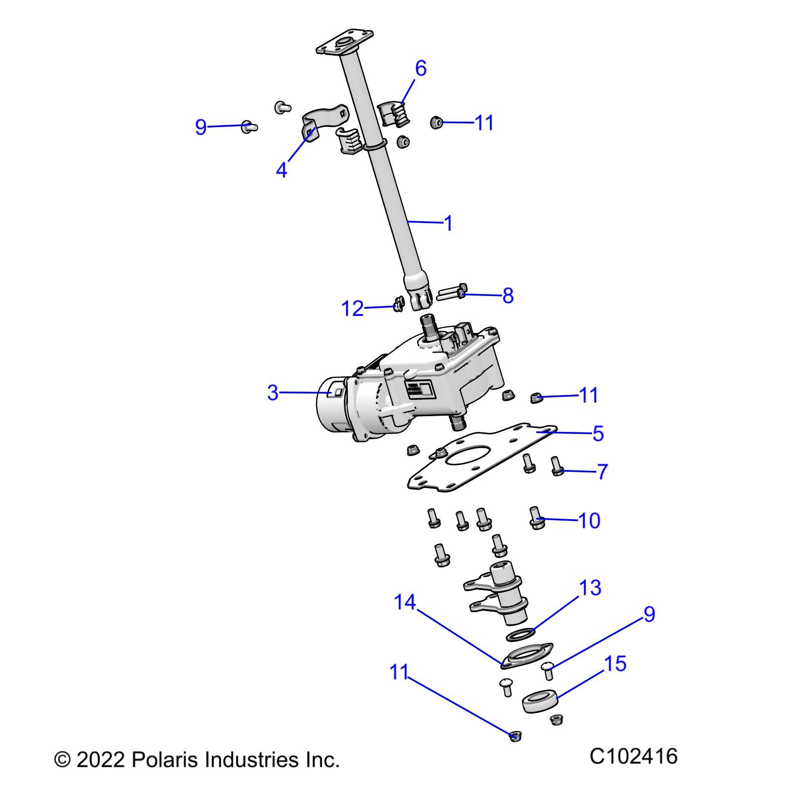 DIRECTION POUR SPORTSMAN TOURING 570 R02 2023