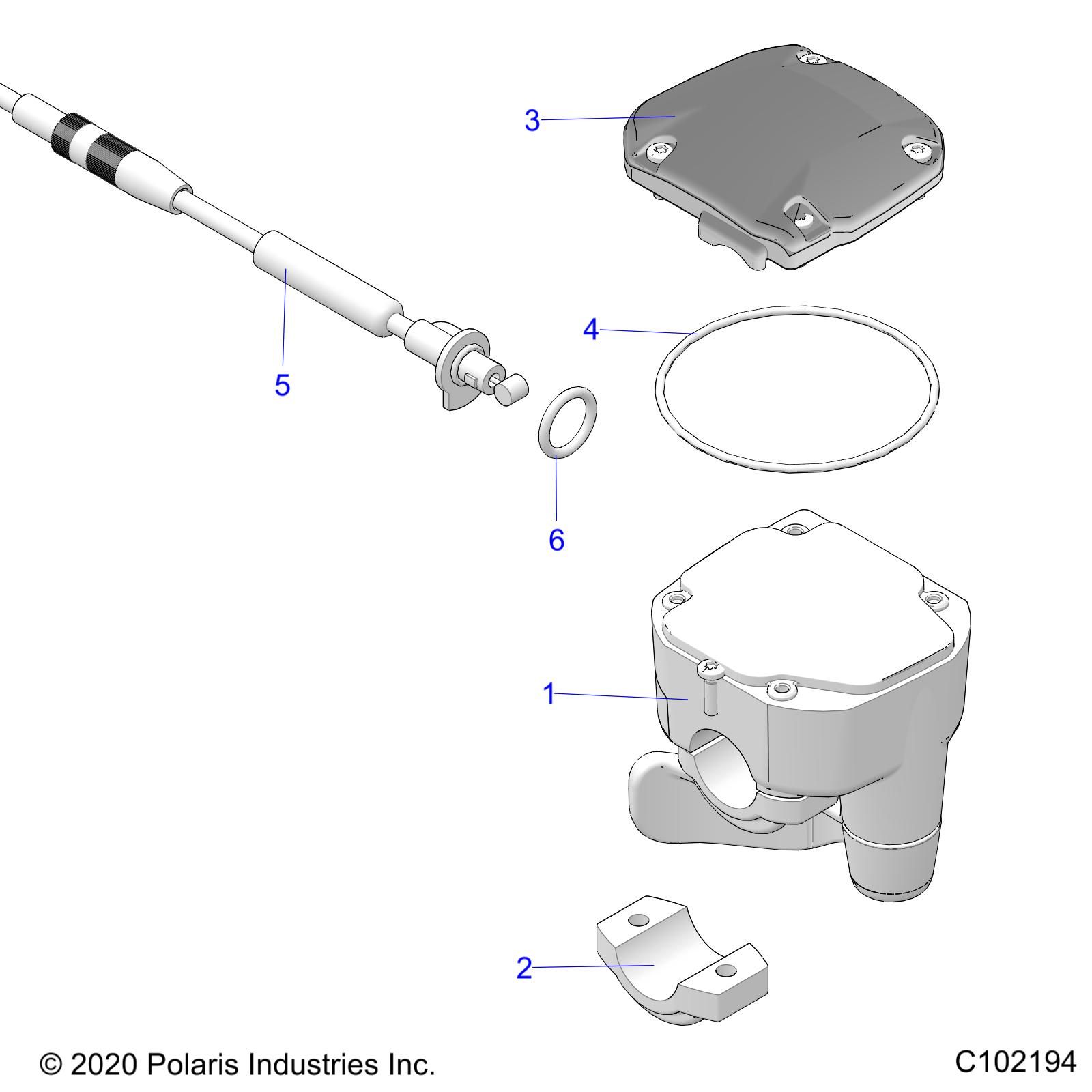 DIRECTION ACCELERATEUR ET CABLE POUR SPORTSMAN 570 6X6 2020