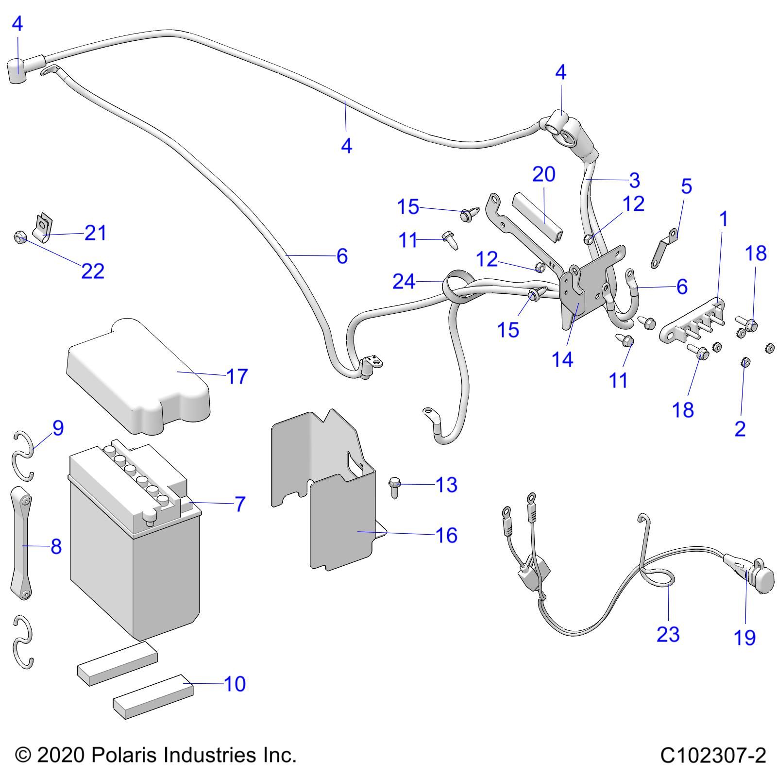 ELECTRIQUE POUR SPORTSMAN TOURING 570 PREMIUM R05 2022