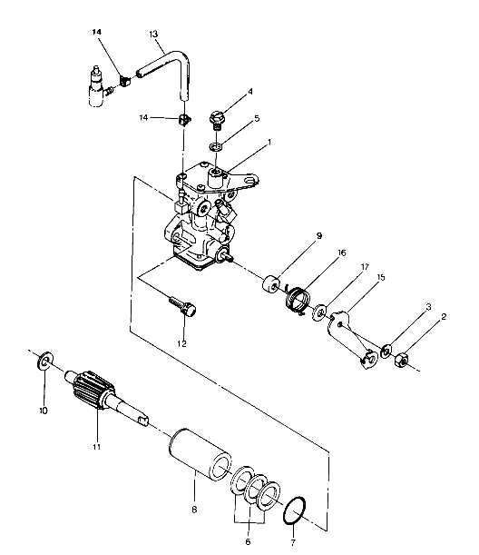CARROSSERIE ASSEMBLAGE POMPE A HUILE POUR TRAIL BLAZER 1991