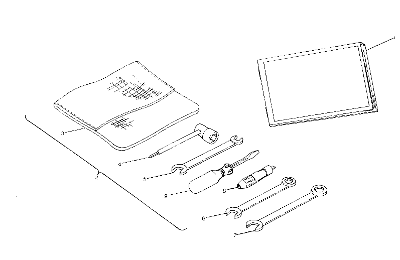 REFERENCES TROUSSE A OUTILS POUR TRAIL BOSS 2X4 1991