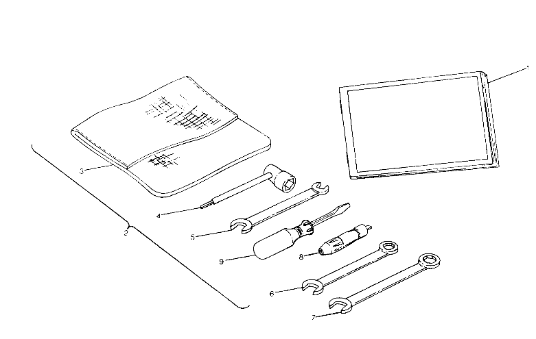 REFERENCES TROUSSE A OUTILS POUR BIG BOSS 4X6 1991