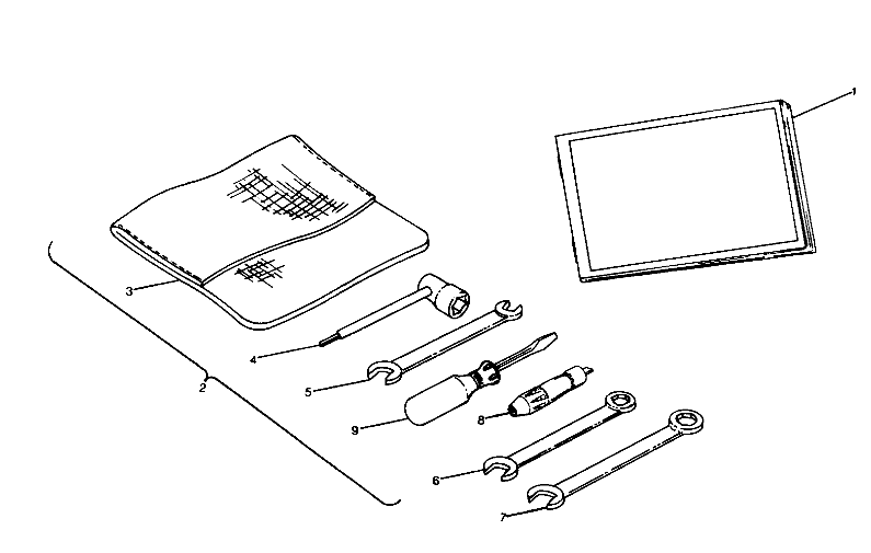 REFERENCES TROUSSE A OUTILS POUR BIG BOSS 6X6 1991
