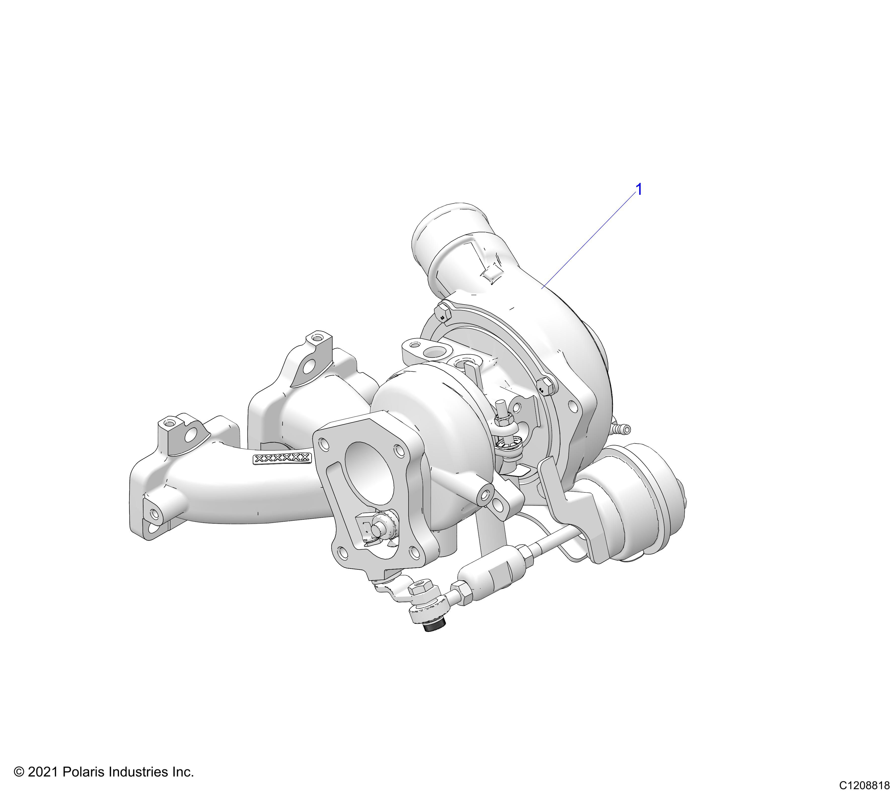 MOTEUR TURBOCOMPRESSEUR POUR RZR TURBO R PREMIUM R01 2023