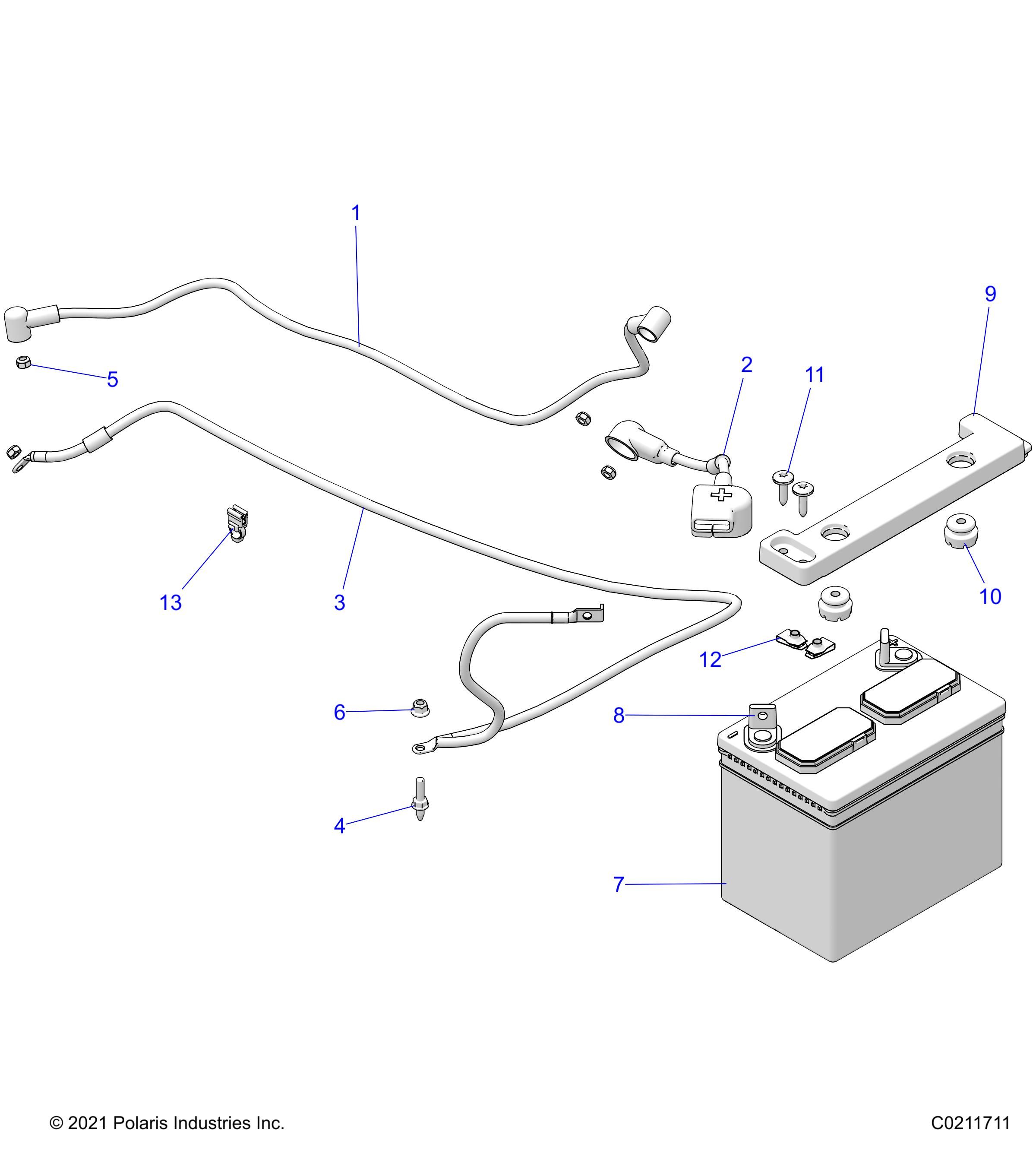 ELECTRIQUE BATTERIE POUR SPORTSMAN 570 EPS EBS ULTIMATE TRAIL 49S 2022