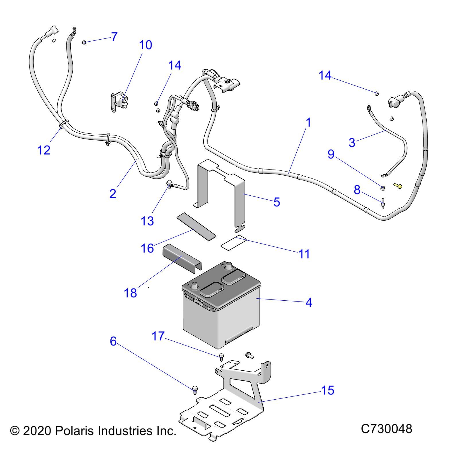 ELECTRIQUE BATTERIE POUR RANGER XP 1000 EPS 2022