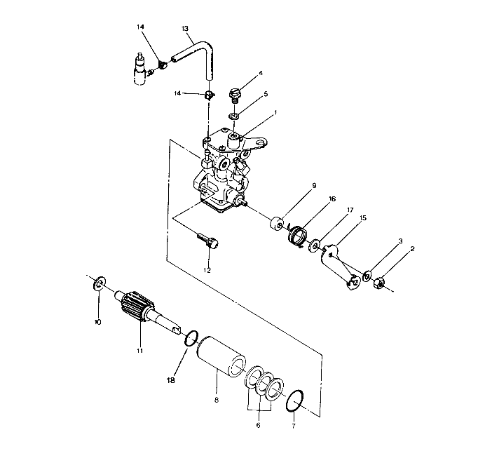 CARROSSERIE ASSEMBLAGE POMPE A HUILE POUR TRAIL BLAZER 1992