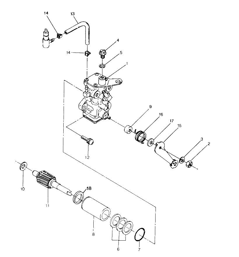 CARROSSERIE ASSEMBLAGE POMPE A HUILE POUR TRAIL BOSS 4X4 1992