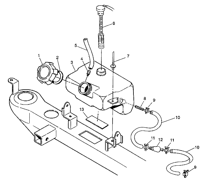 CARROSSERIE RESERVOIR DHUILE POUR EURO 350L 4X4 1993
