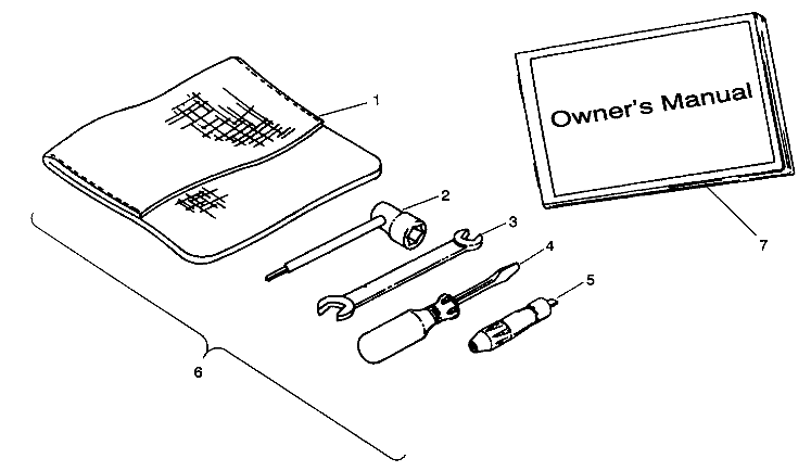REFERENCES TROUSSE A OUTILS POUR TRAIL BLAZER 1993