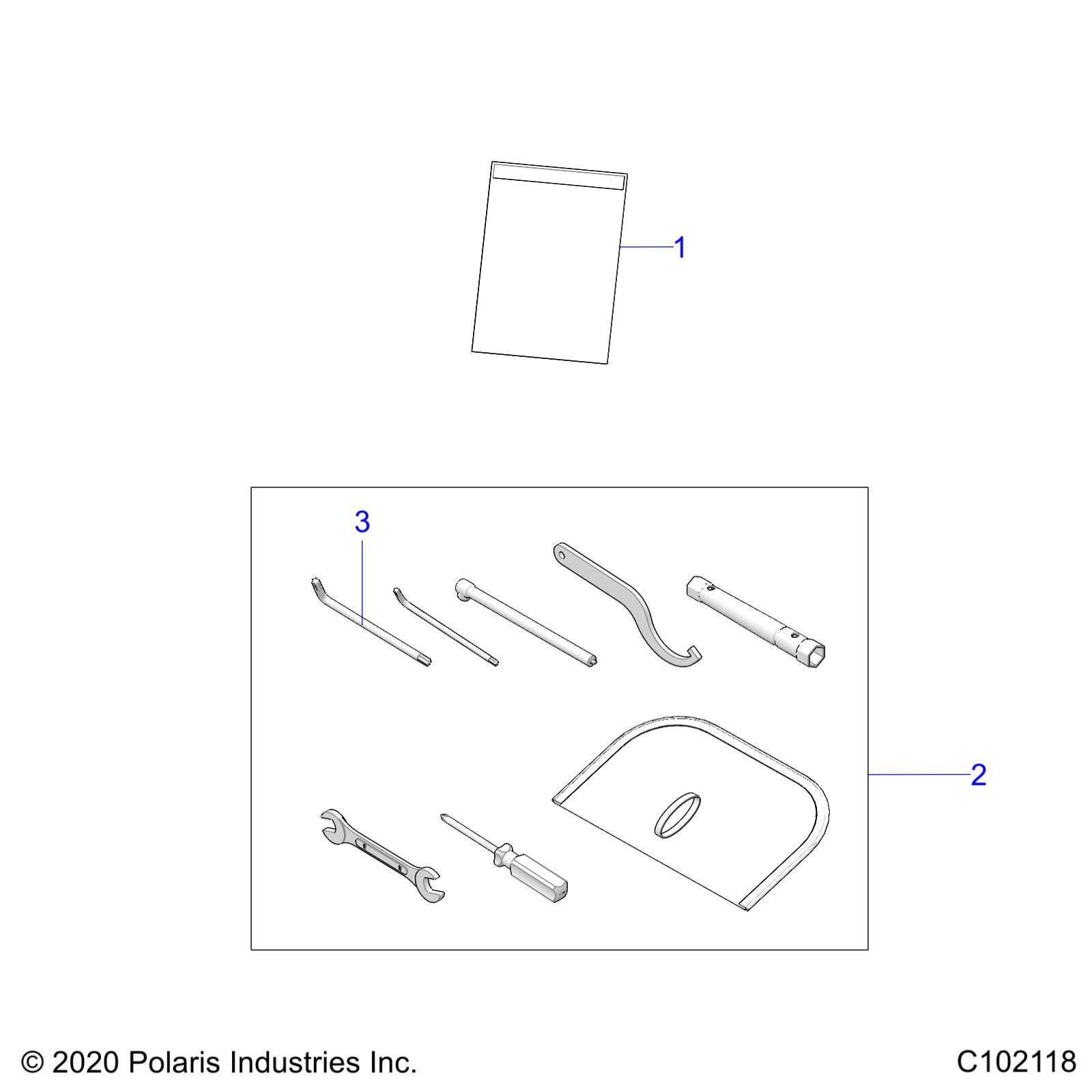 REFERENCES TOOLS AND OWNERS MANUAL POUR OUTLAW 70 R02 2023