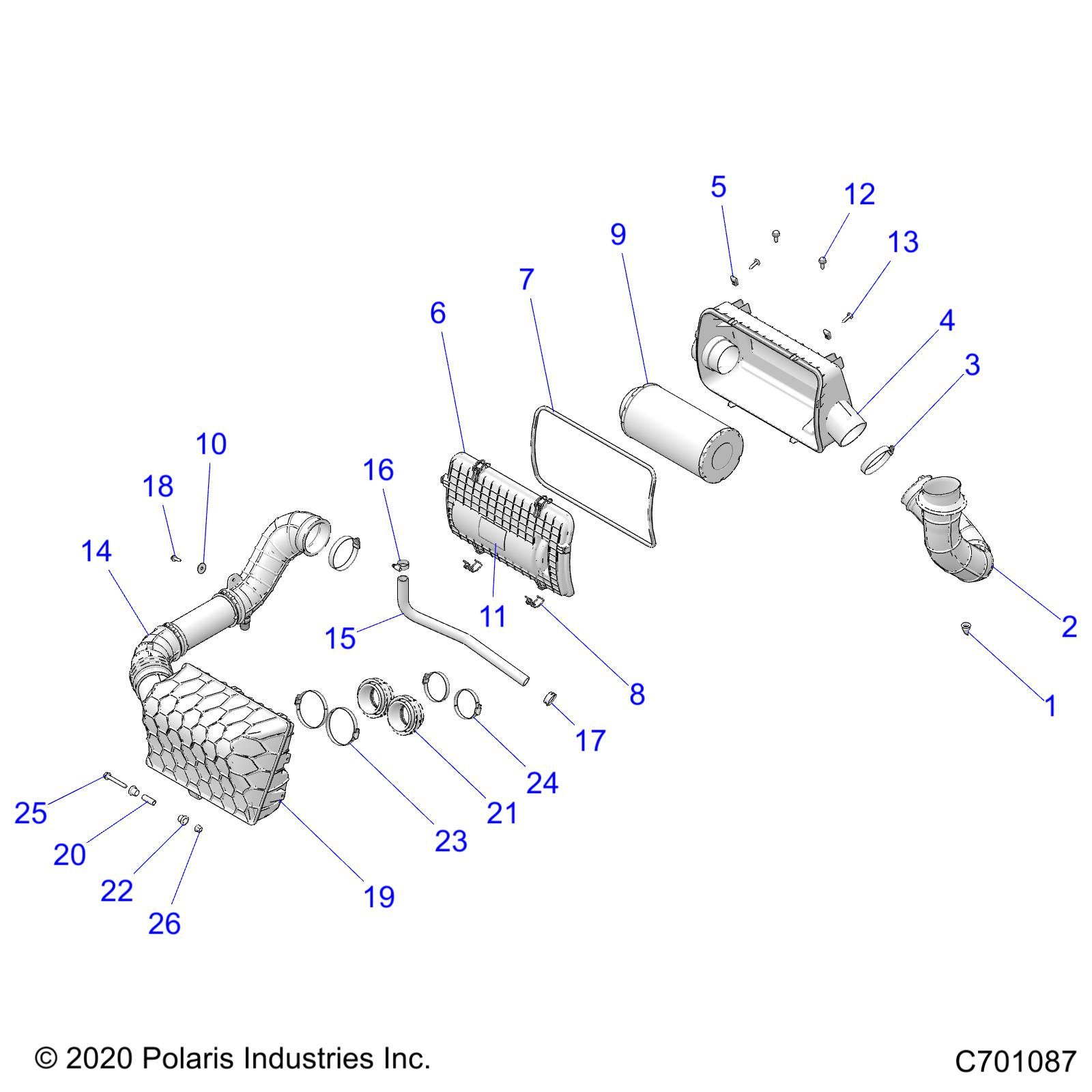 MOTEUR SYSTEME DADMISSION DAIR POUR RZR 64 XP4 1000 MD 2021