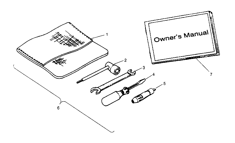 REFERENCES TROUSSE A OUTILS POUR 300 2X4 1994