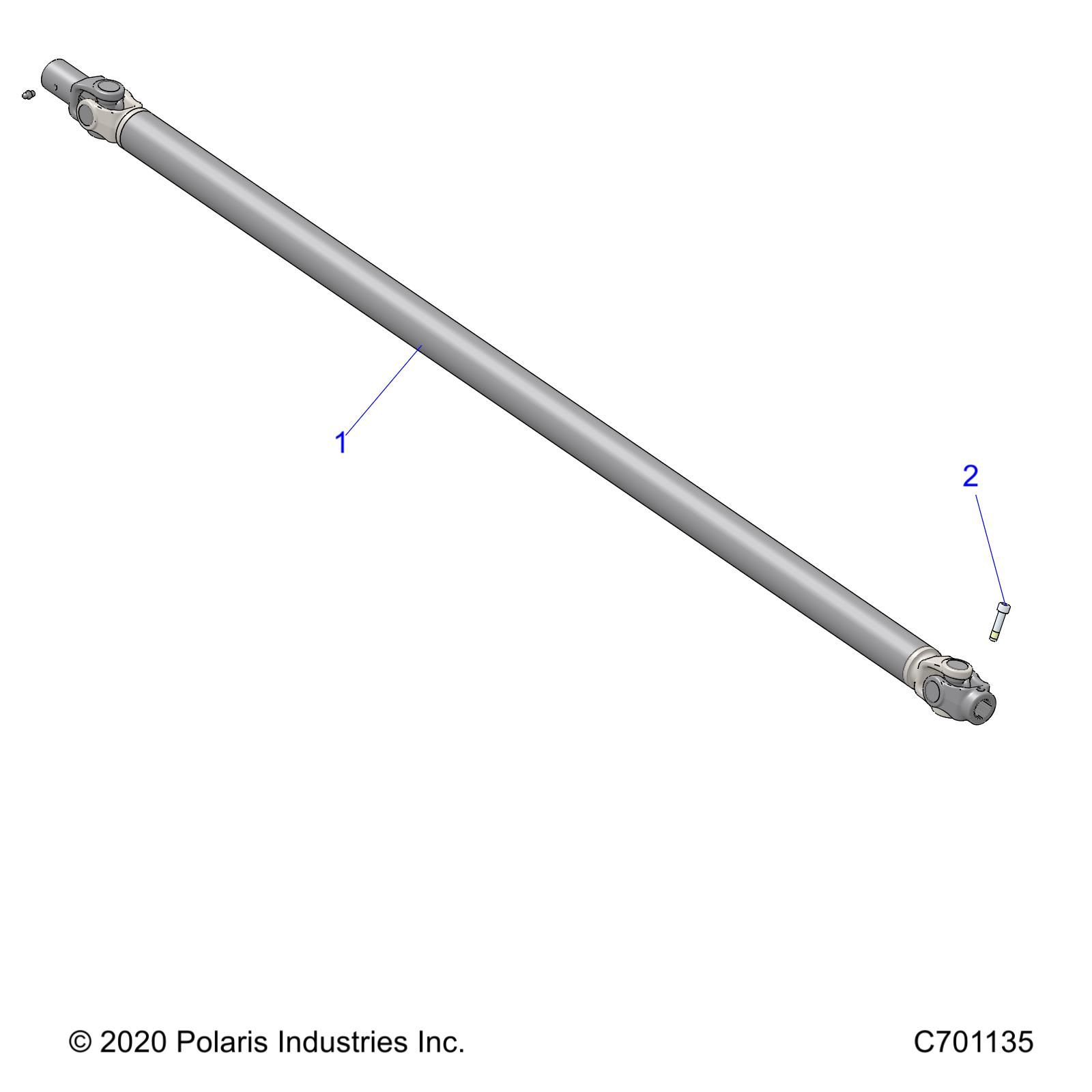 TRANSMISSION ARBRE PROPULSION AVANT POUR RANGER 1000 PREMIUM PS FULL SIZE 2022