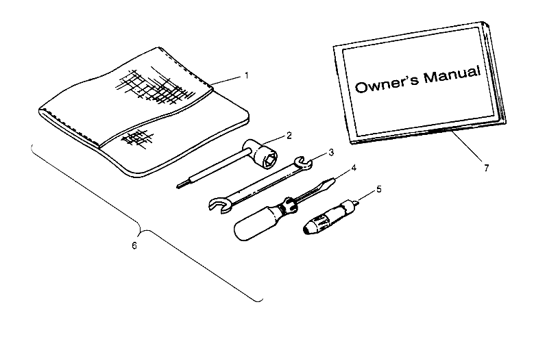 REFERENCES TROUSSE A OUTILS POUR 300 4X4 1994