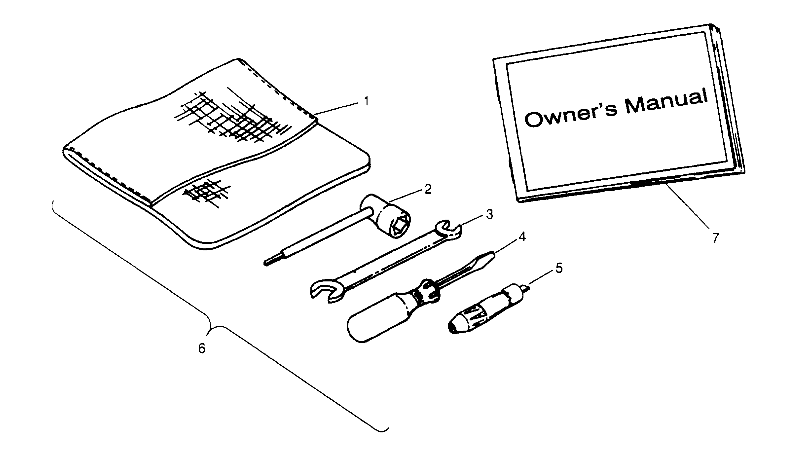 REFERENCES TROUSSE A OUTILS POUR 300 6X6 1994