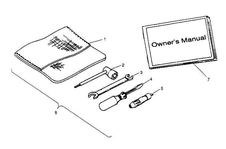 REFERENCES TROUSSE A OUTILS POUR TRAIL BOSS 1994
