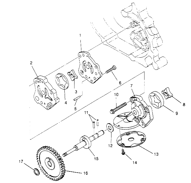 CARROSSERIE POMPE A HUILE POUR MAGNUM 2X4 1995