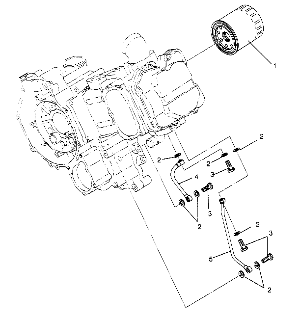 CARROSSERIE FILTRE A HUILE POUR MAGNUM 2X4 1995