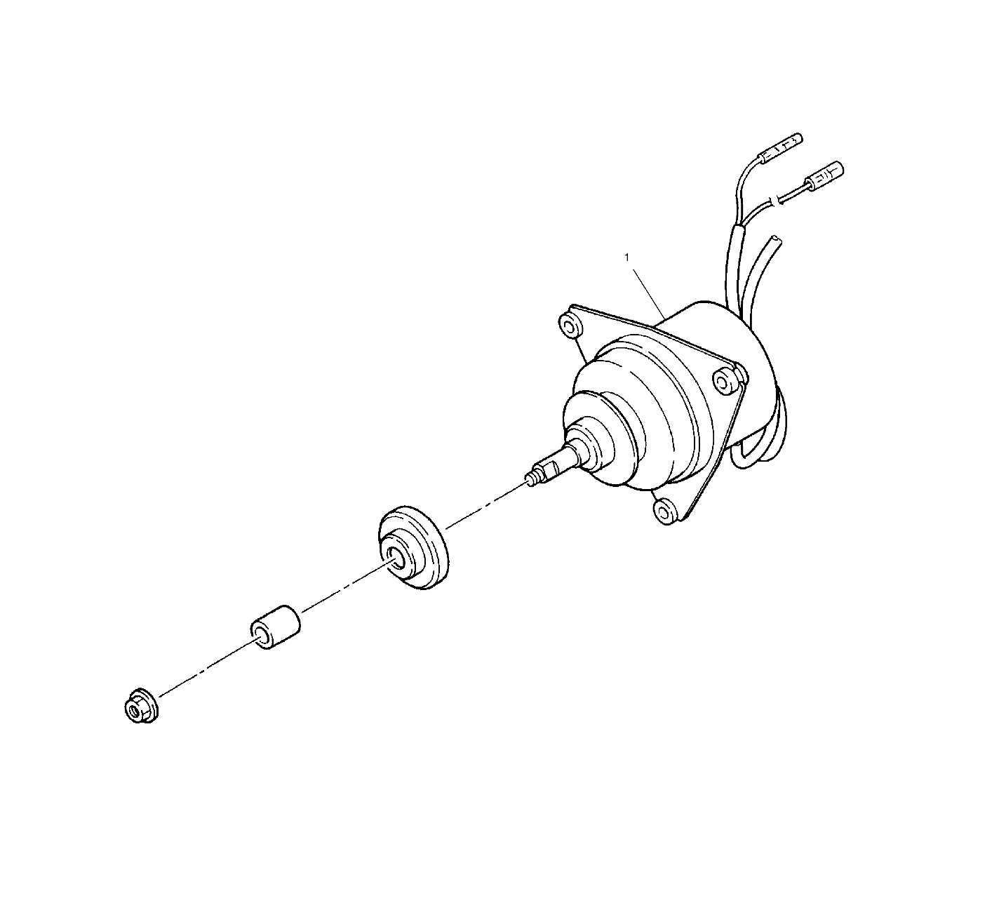 CARROSSERIE MOTEUR DE VENTILATEUR POUR NORWEGIAN MAGNUM 4X4 1995
