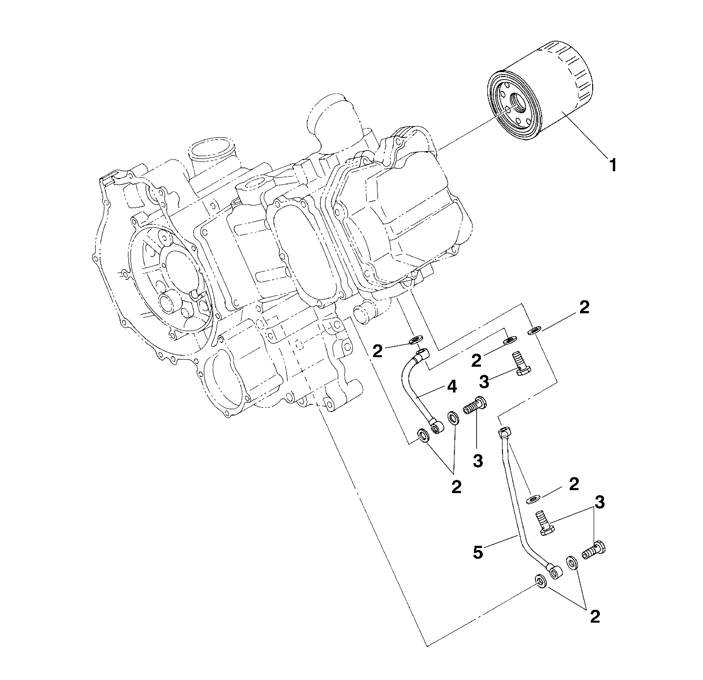 CARROSSERIE FILTRE A HUILE POUR MAGNUM 4X4 1995