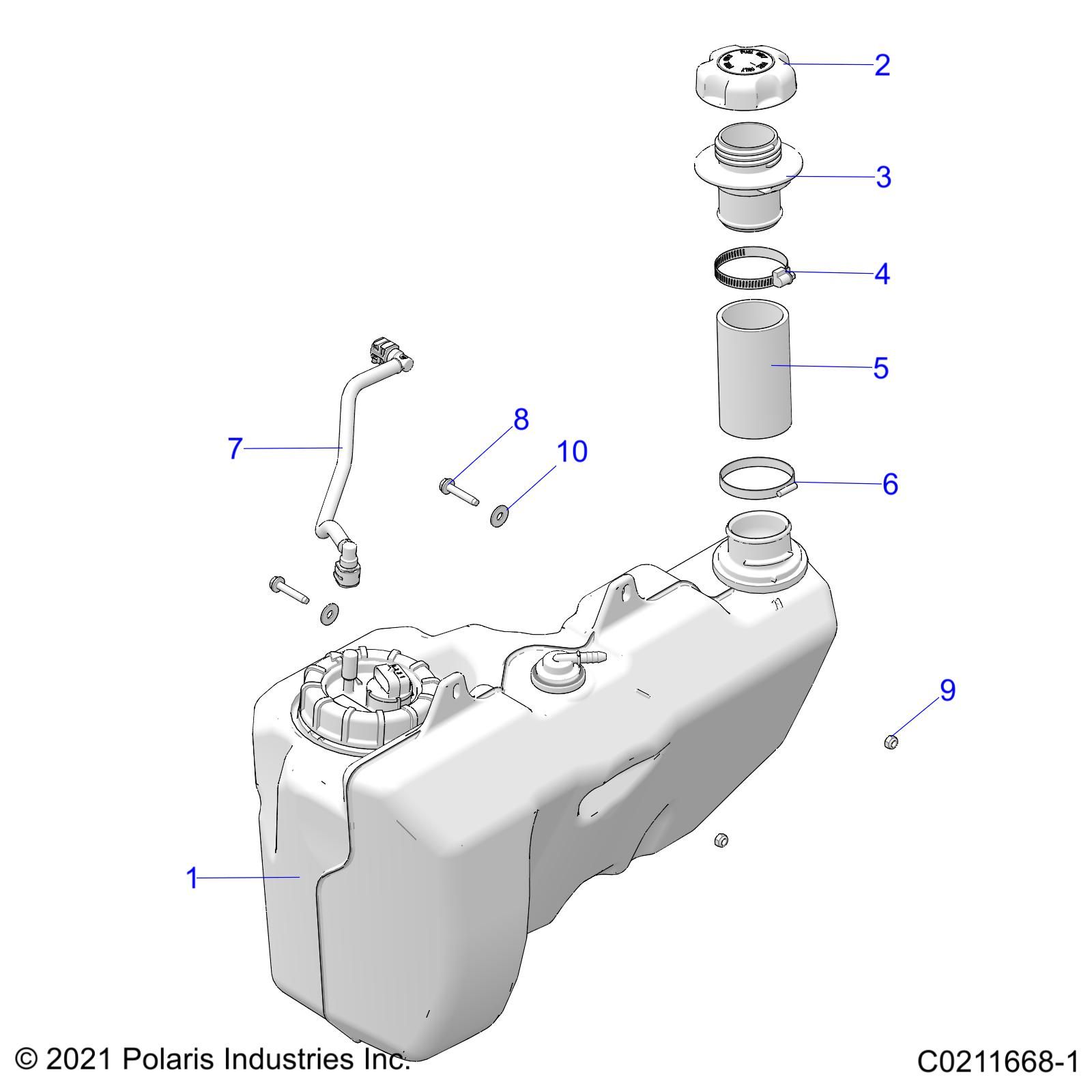 MOTEUR CIRCUIT ET RESERVOIR DE CARBURANT POUR SPORTSMAN 850 HIGH LIFTER 2022