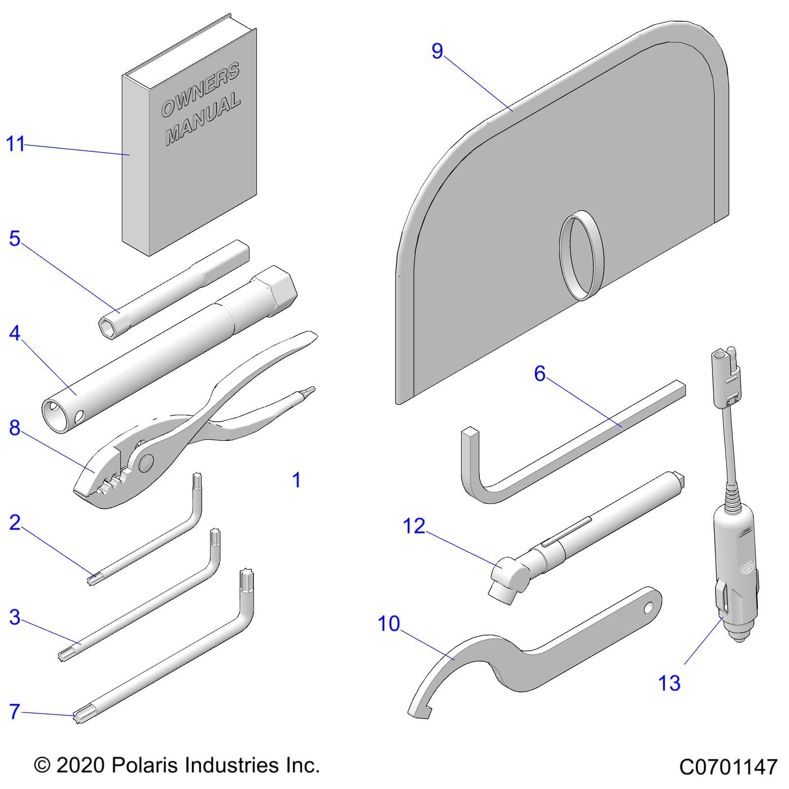 REFERENCES MANUEL DE LUTILISATEUR ET KIT OUTILS POUR RZR XP 4 1000 HIGH LIFTER 2021