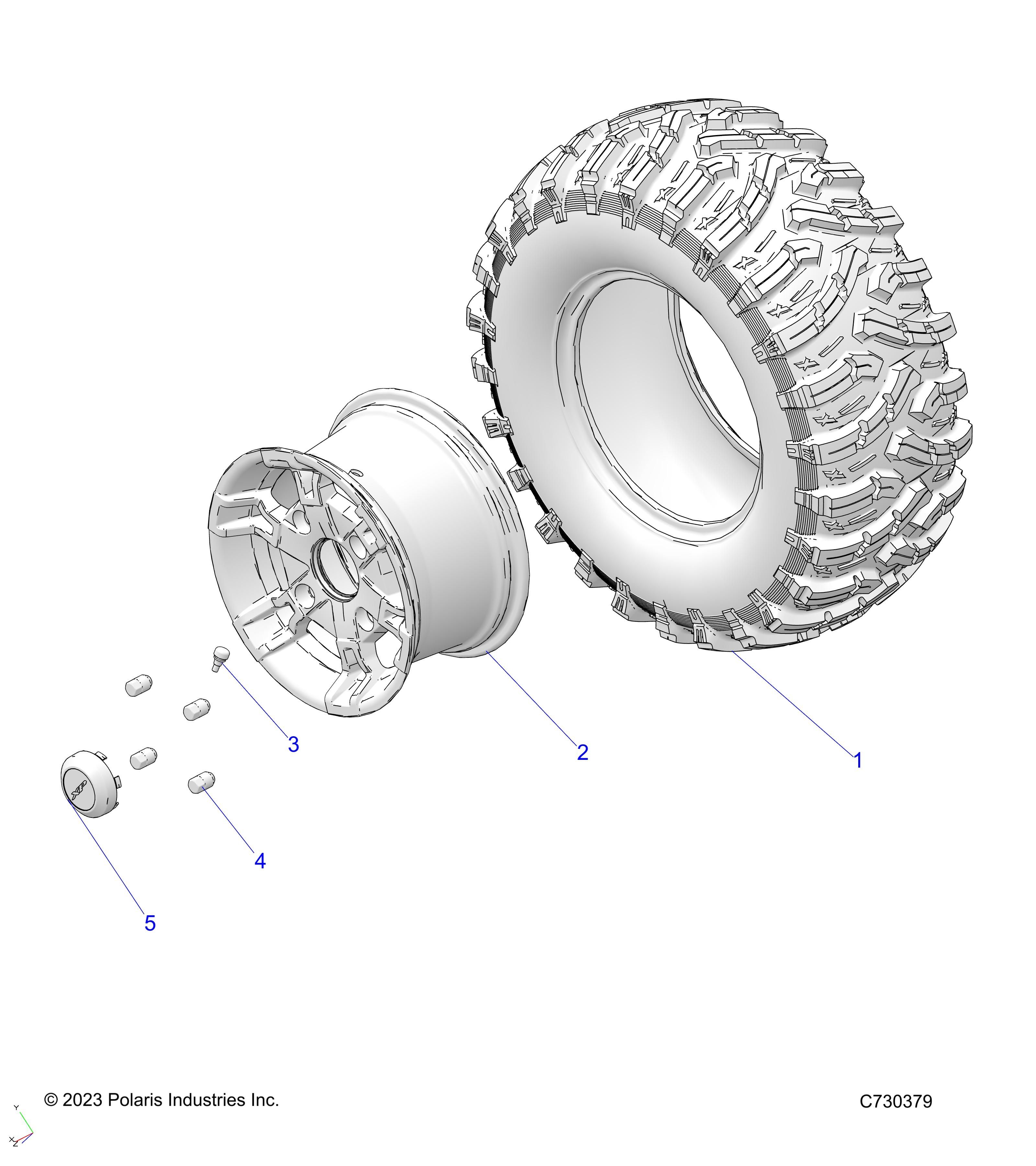 ROUES ROUES ARRIERE POUR RANGER EV FULLSIZE PREMIUM MD T1B ZUG 2024