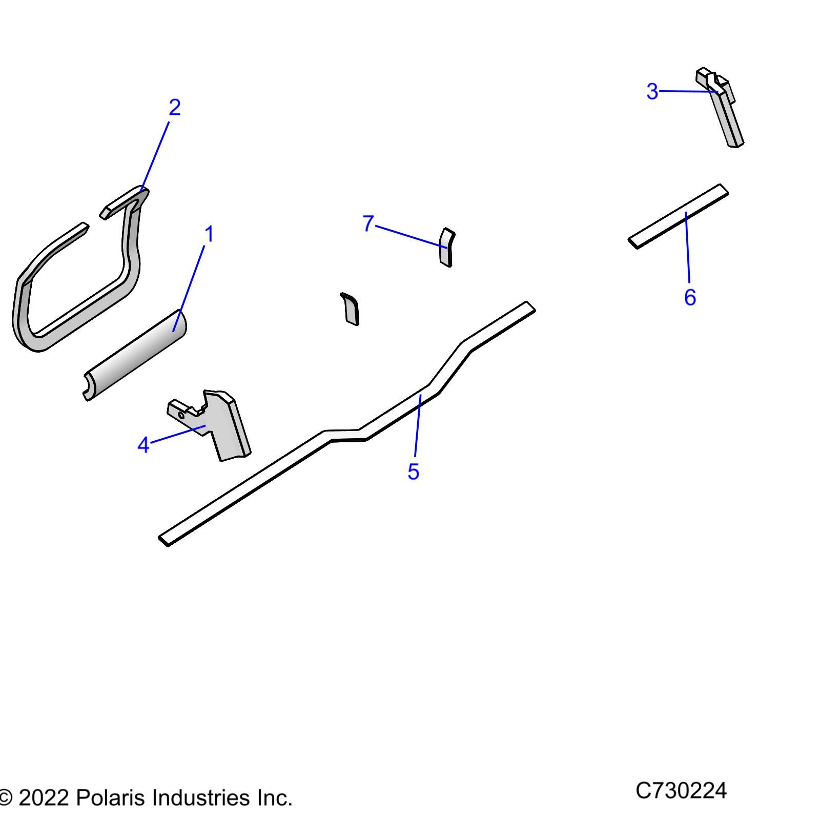 BODY DASH FOAM AND SEALS POUR RANGER 570 CREW NSTR R02 2023