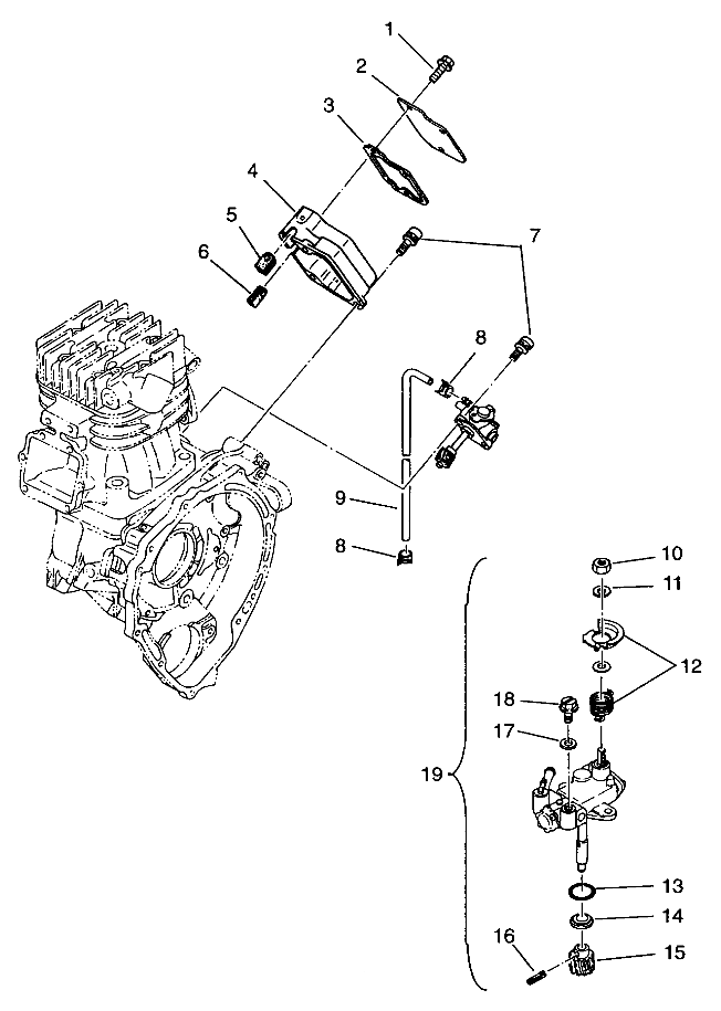 CARROSSERIE POMPE A HUILE POUR SPORT 400L 1995